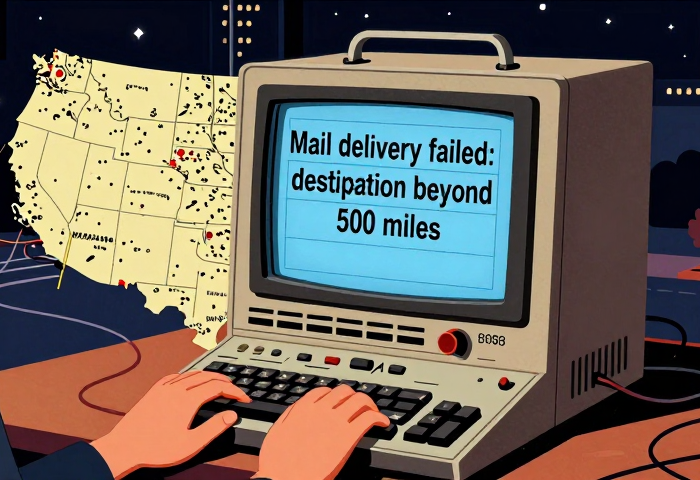 E se ti dicessero che la tua email viaggia solo per 500 miglia? La storia assurda di un bug che è diventato leggenda