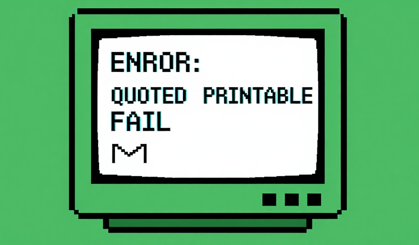 I segni di uguale negli email vecchi: perché sembrano scritti da un hacker impazzito?