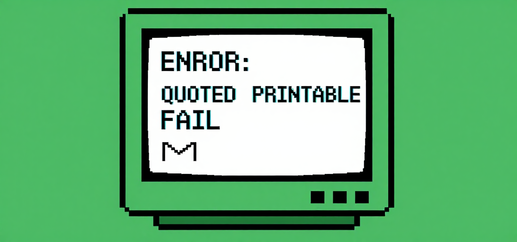 I segni di uguale negli email vecchi: perché sembrano scritti da un hacker impazzito?