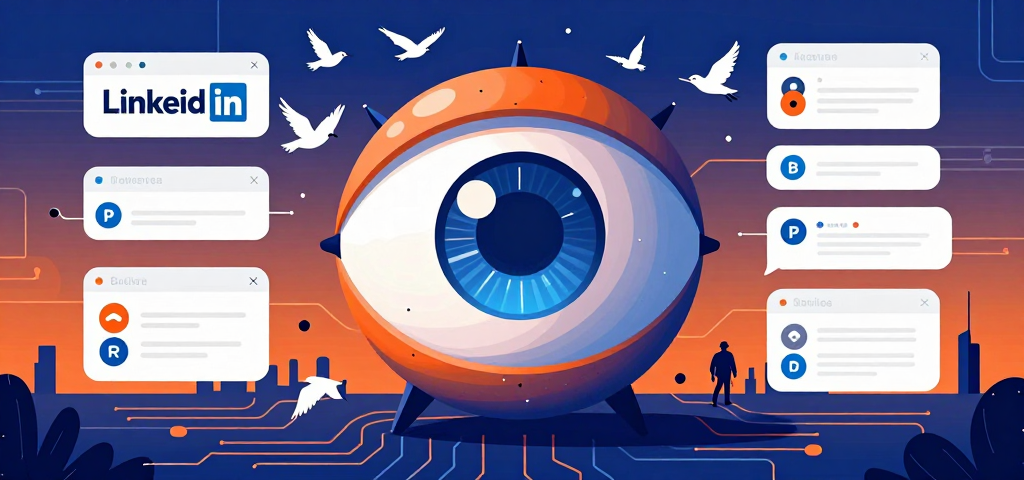LinkedIn ti spia: il Grande Fratello delle estensioni del browser