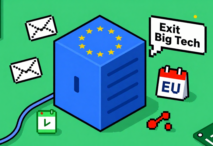 Da Fastmail a Uberspace: la mia odissea per scappare dal Big Tech (e tornare in Europa)