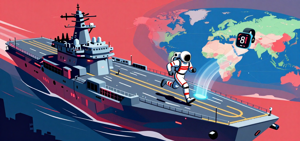 Strava: quando il tuo tracker fitness tradisce la portaerei francese