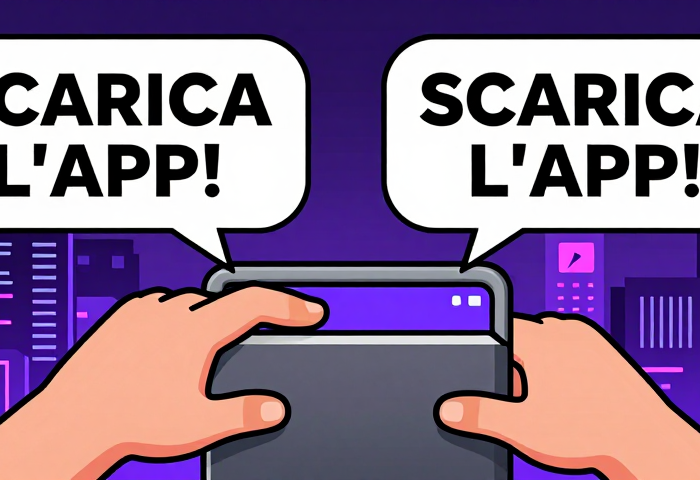 Ma chi vi ha detto che volevo scaricare la vostra app? La versione web è perfetta così!