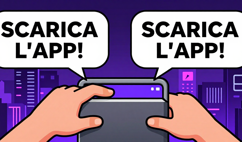 Ma chi vi ha detto che volevo scaricare la vostra app? La versione web è perfetta così!