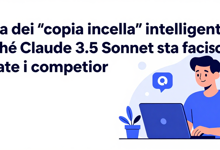 L'era dei 'copia-incolla' intelligenti: perché Claude 3.5 Sonnet sta facendo tremare i competitor