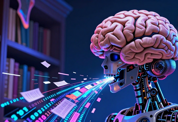 L'illusione dell'intelligenza: quando l'AI mangia i propri scarti